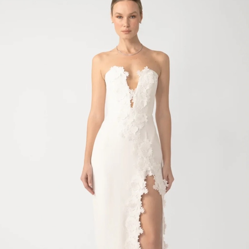 SAU LEE Florence Dress in White - Picture 2 of 16